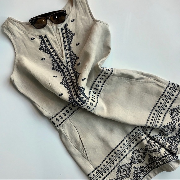 LOFT Other - Loft Taupe Linen Romper